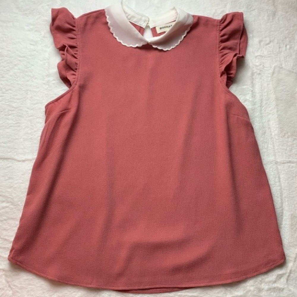 Salmon/Mauve colored Monteau Los Angeles top- L